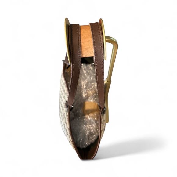 Auth Gucci GG Beige Canvas Leather 31243 Tote Bag - Picture 6 of 16